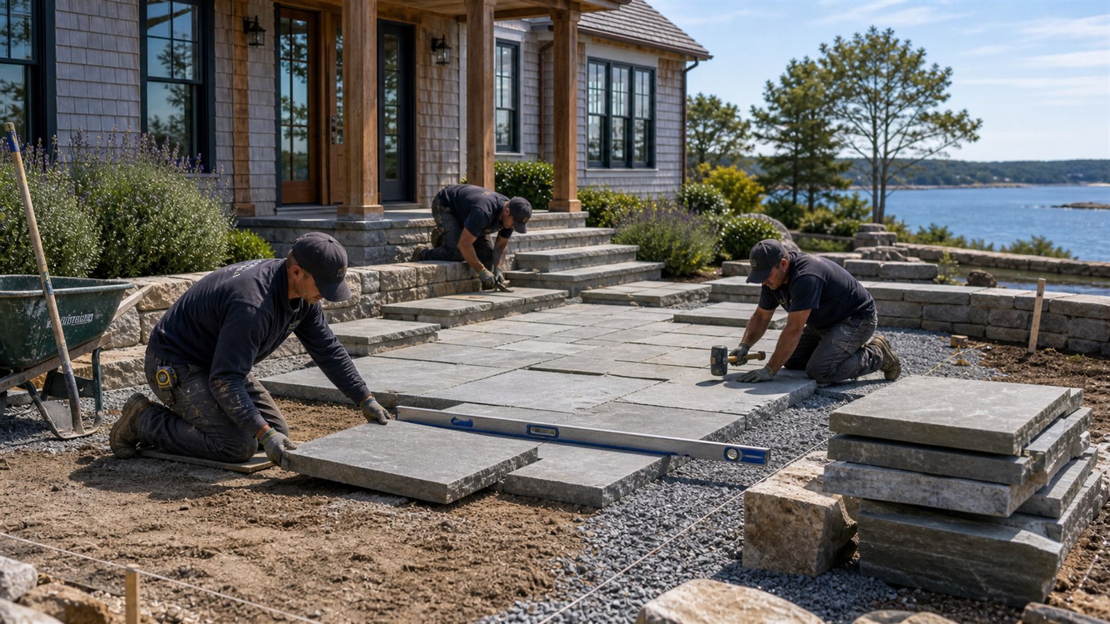 Stone installation